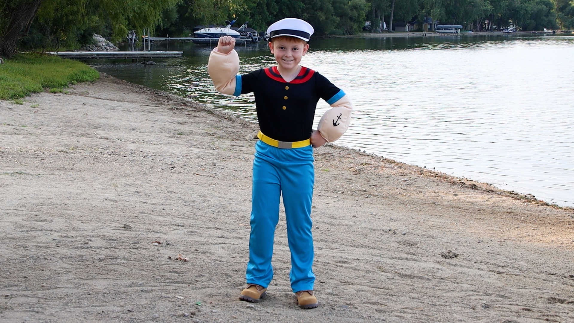FUN5255CH Kid's Deluxe Popeye Costume
